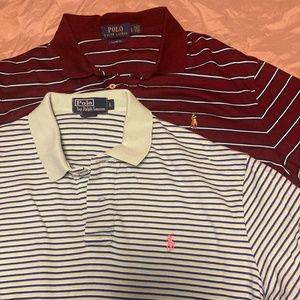 (lot of 2) large, short sleeve Polo by Ralph Lauren